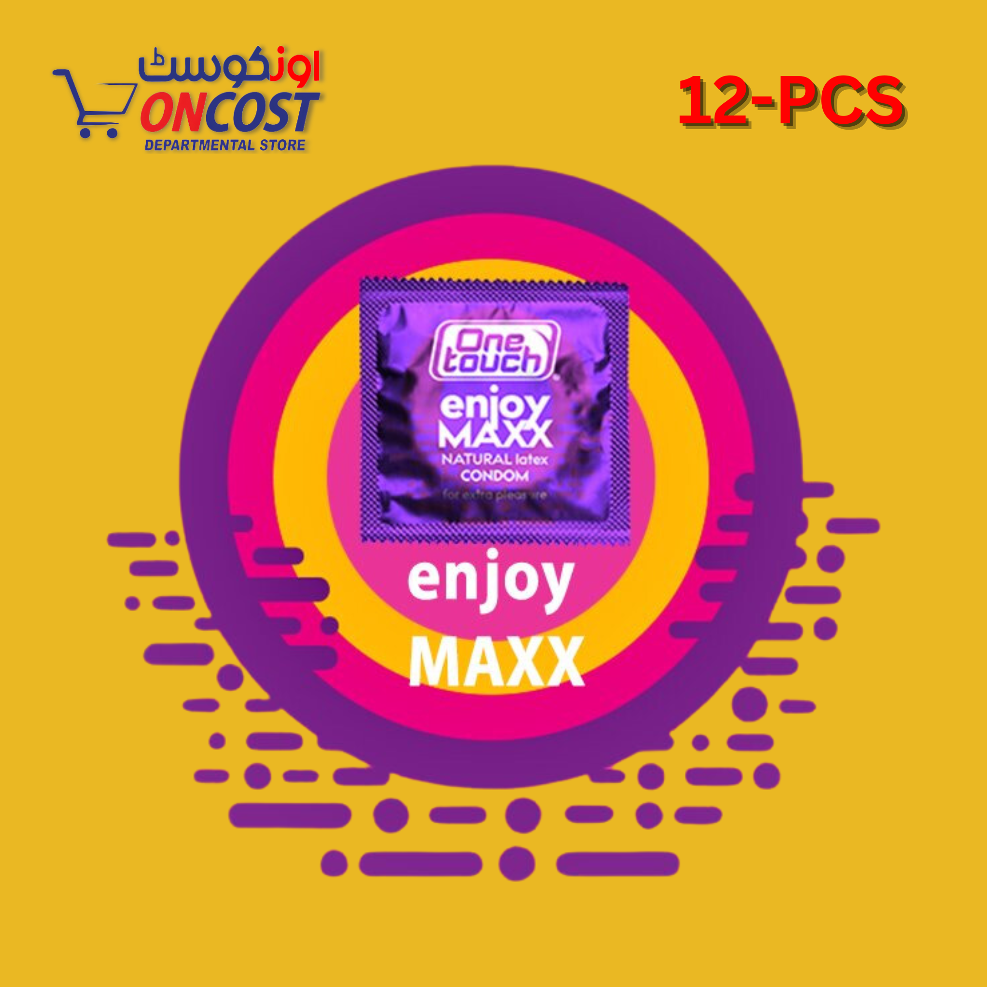 ONE TOUCH ENJOY MAX CONDOM 12PCS