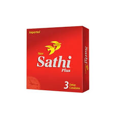 SATHI PLUS DELAY CONDOM 3PCS