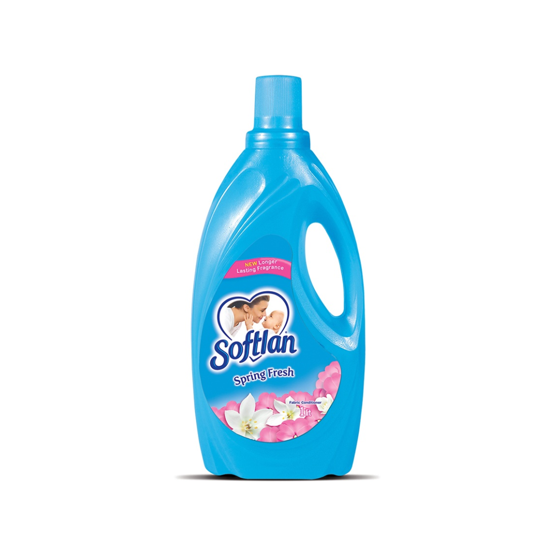 SOFTLAN SPRING FRESH FABRIC CONDITIONER 1LTR BOTTLE