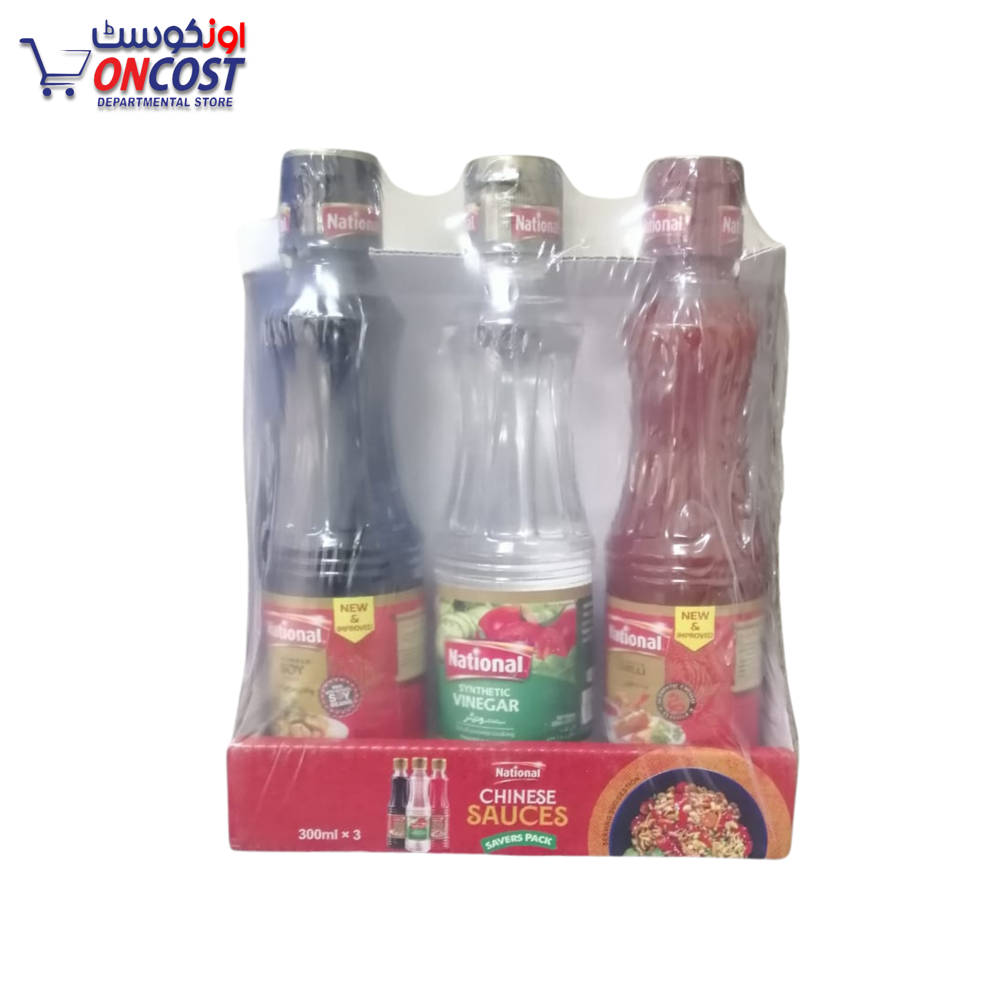 NATIONAL CHINES SAUCES TRIO PACK X3 300ML