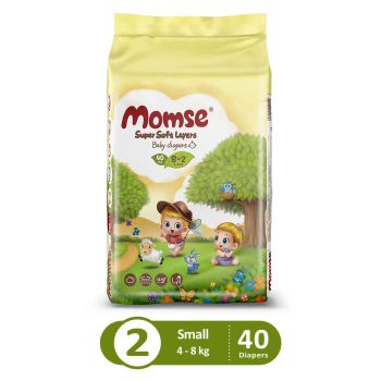 MOMSE BABY DIAPERS ECONOMY PACK SMALL 40PCS