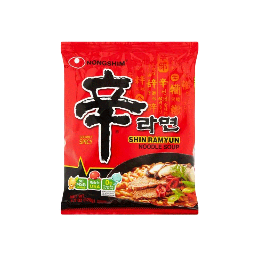 NONGSHIM SHIN RAMYUN NOODLE SOUP 120GM