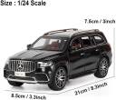 MERCEDES-BENZ AMG GLS63 DIECAST MODEL CAR TOY COLLECTIBLE SOUND&LIGHT TOY