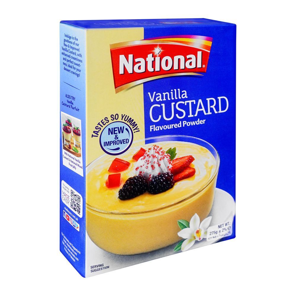 NATIONAL VANILLA CUSTARD POWDER 275GM