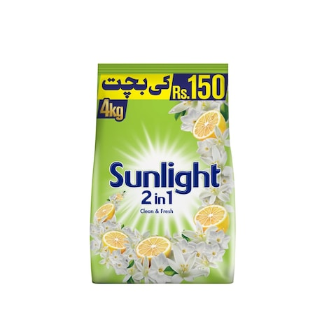 SUNLIGHT 2IN1 CLEAN & FRESH 4KG