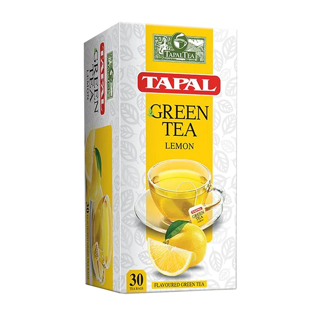 TAPAL GREEN TEA LEMON 30 TEA BAGS