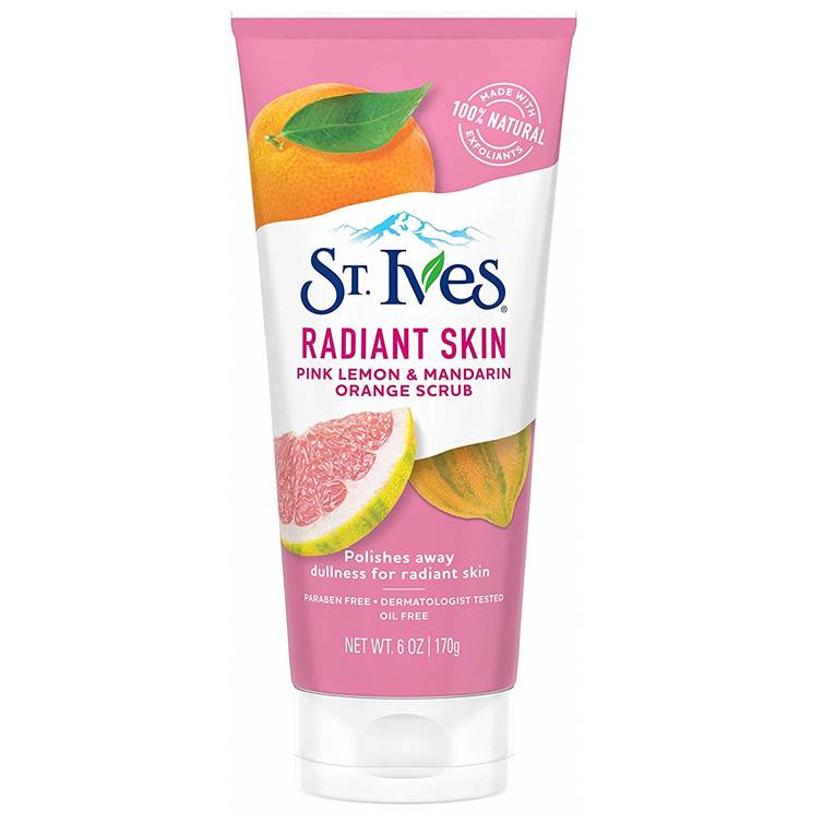 ST.IVES RADIANT SKIN PINK LEMON & MANDARIN ORANGE SCRUB 150ML