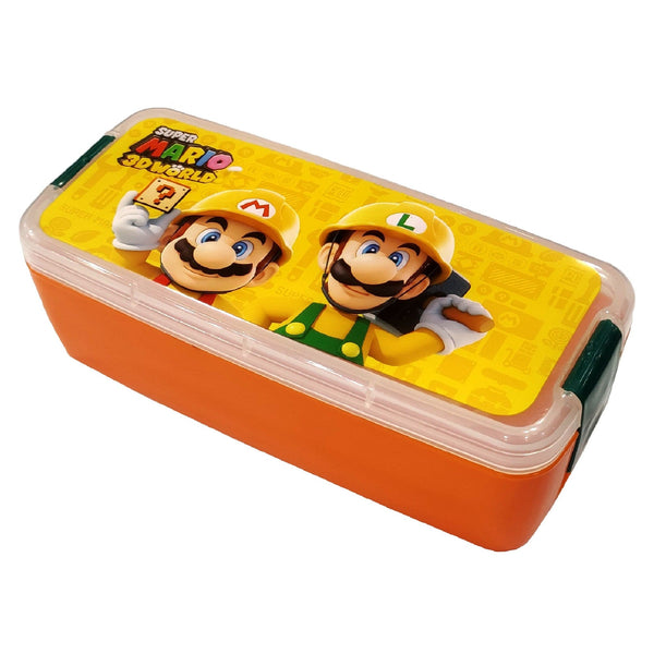 MARIO PLASTC LUNCH BOX 2 LAYER TRANSPARENT COVER