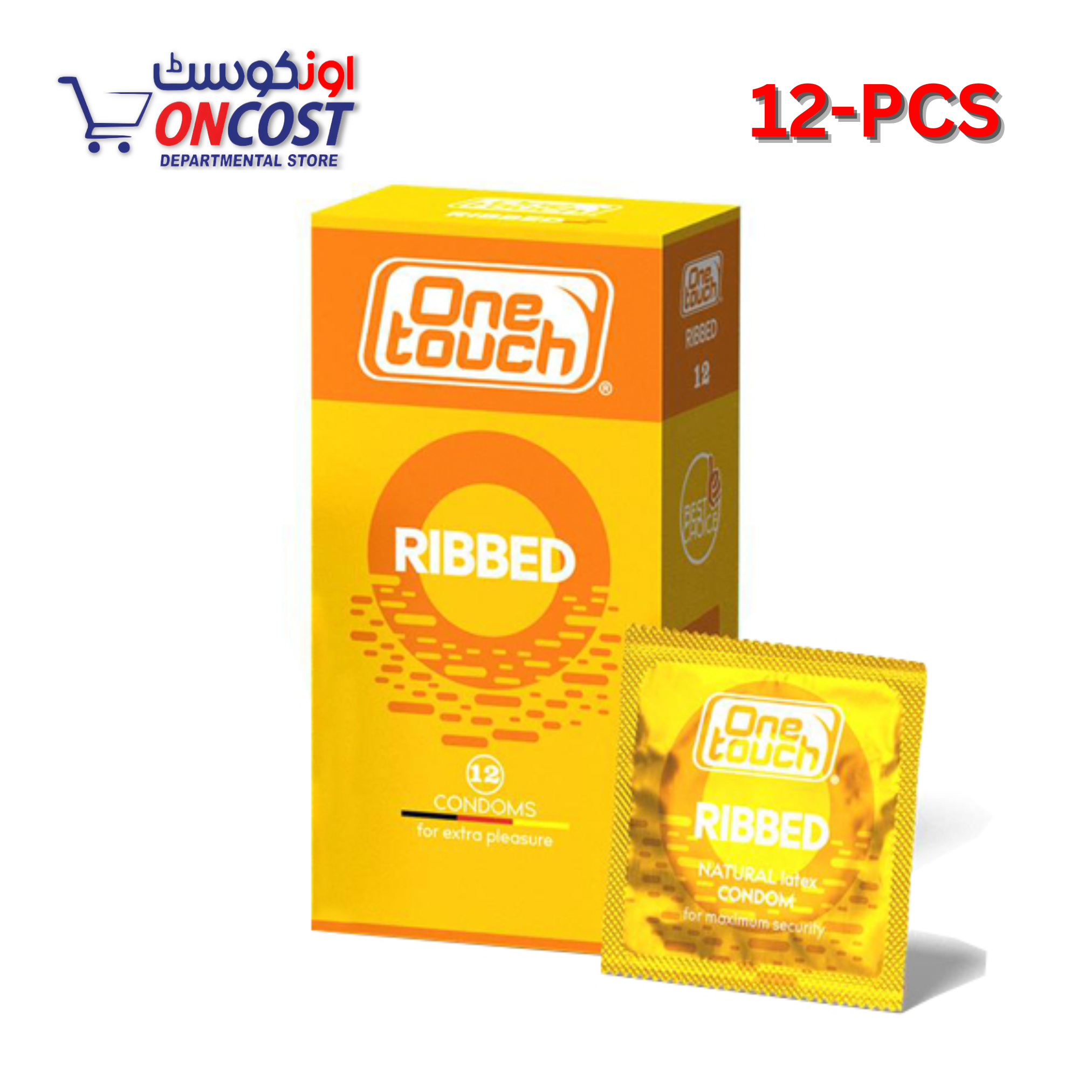 ONE TOUCH RIBBED CONDOM 12PCS