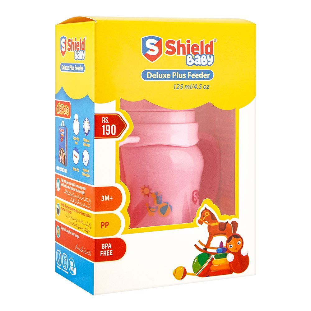 SHIELD BABY DELUXE PLUS FEEDER 3M+ 125ML