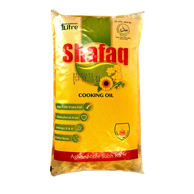 SHAFAQ COOKING OIL 1LTR