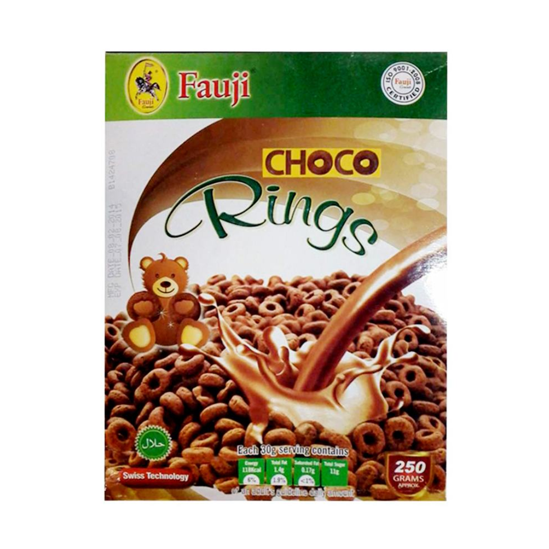 FAUJI CHOCO RINGS 250GM