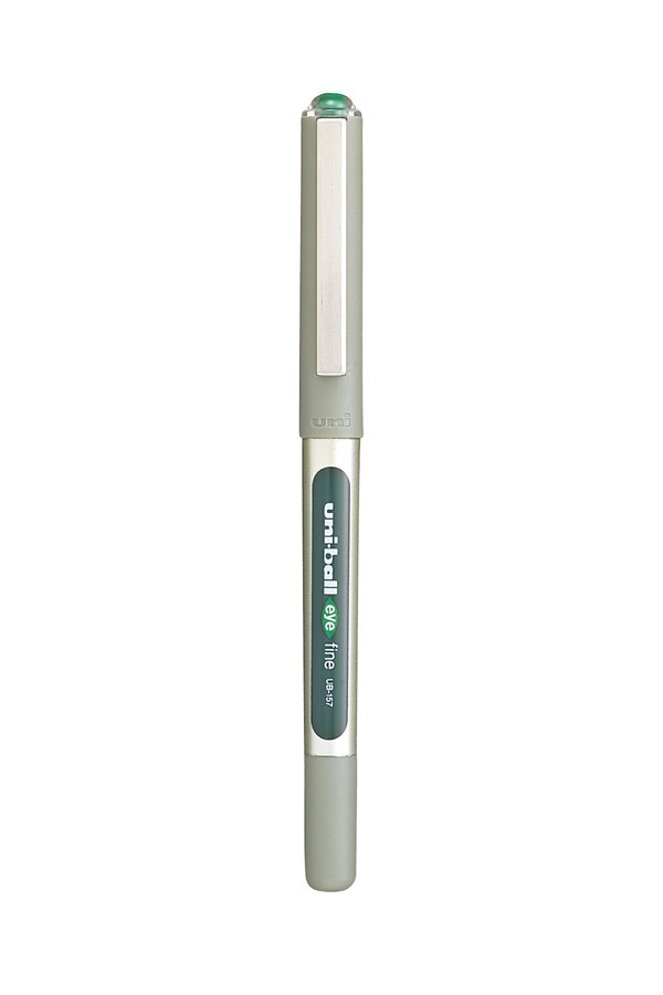 UNI-BALL EYE FINE UB-157 GREEN WATERPROOF BALL-PEN