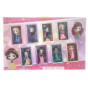 DISNEY PRINCESS 8DOLLS SET NO.G7002