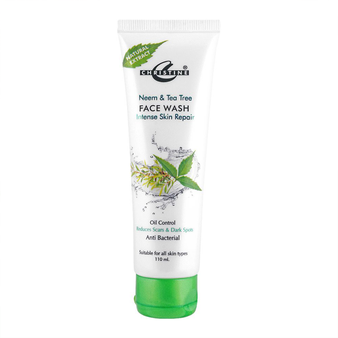 CHRISTINE FACE WASH NEEM & TEA TREE 110GM