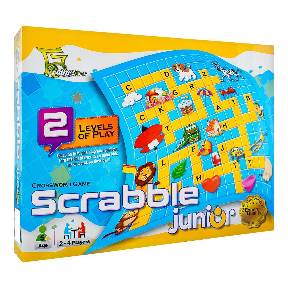 GAMEX CART CROSSWORD GAME SCRABBLE JUNIOR