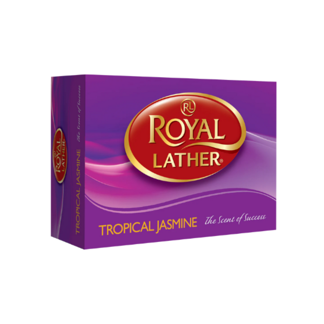 ROYAL LATHER SOAP TROPICAL JASMINE 125GM