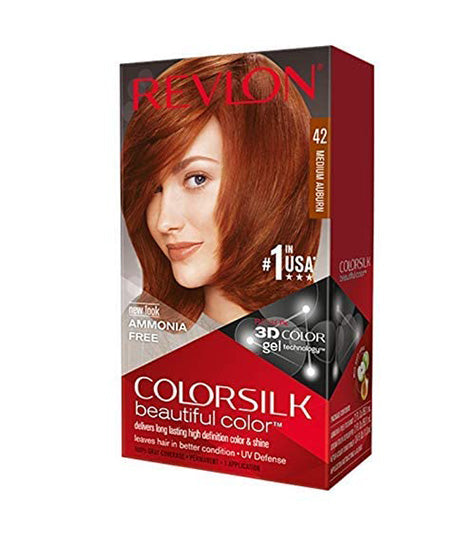 REVLON HAIRSILK COLOR MEDIUM AUBURN 42