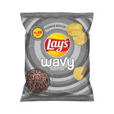 LAYS WAVY BLACK SALT 26GM