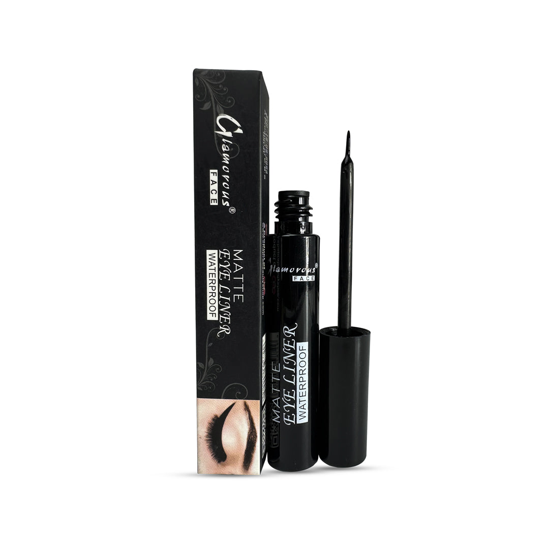 GLAMOROUS FACE MATTE WATERPROOF BLACK EYELINER