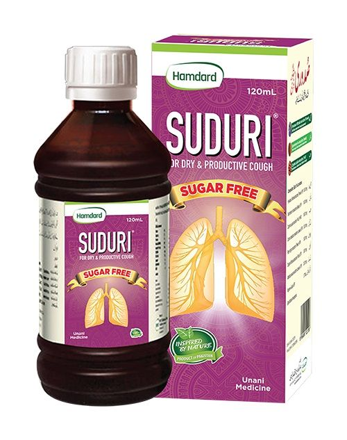 HAMDARD HERBAL SHARBAT SUDURI SUGER FREE 120ML