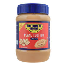 NATURES HOME PEANUT BUTTER CHUNKY 510GM