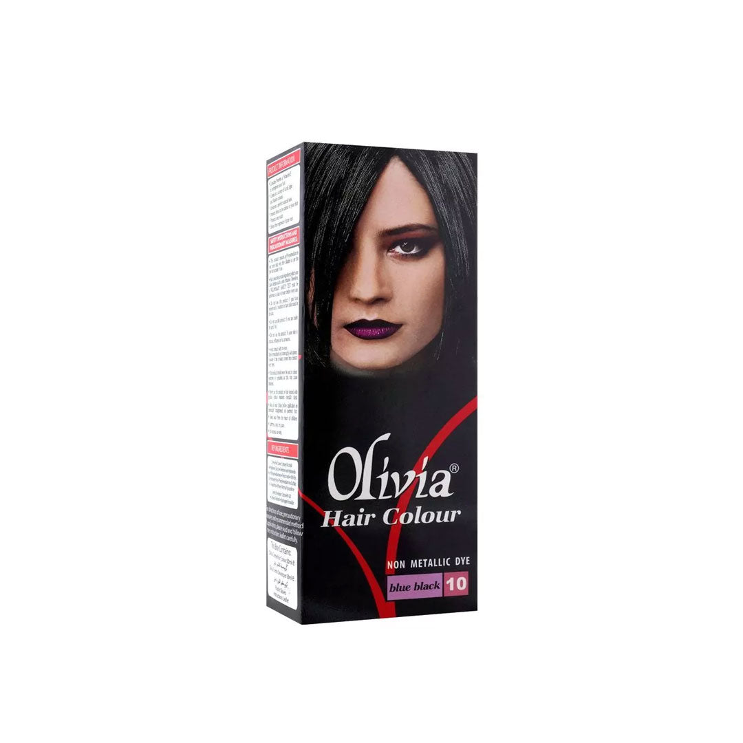 OLIVIA HAIR COLOUR NON METALLIC DYE, BLUE BLACK 10