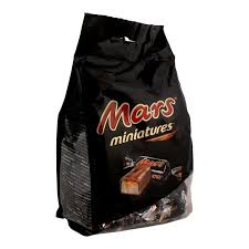 MARS MINIATURES CHOCOLATE POUCH 220GM