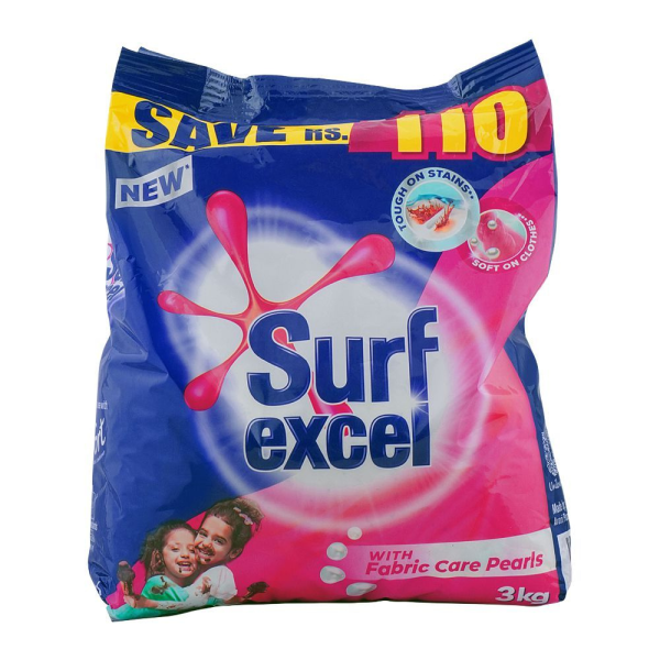 SURF EXCEL WASHING POWDER 3KG