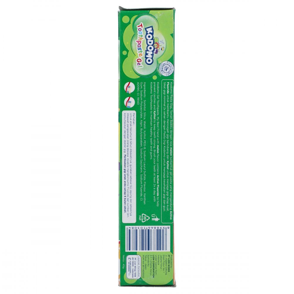 KODOMO TOOTHPASTE MELOW GEL LION 45GM