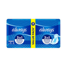 ALWAYS PADS MAXI THICK VALUE PACK EXTRA LONG 16PC PACK