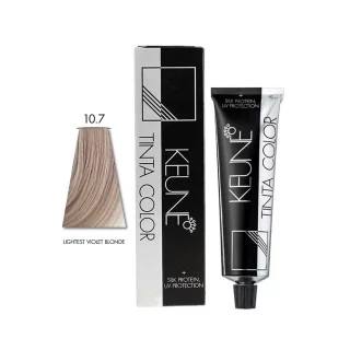 KEUNE HAIR COLOR LIGHTEST VOILET BLONDE 10.7, 60ML