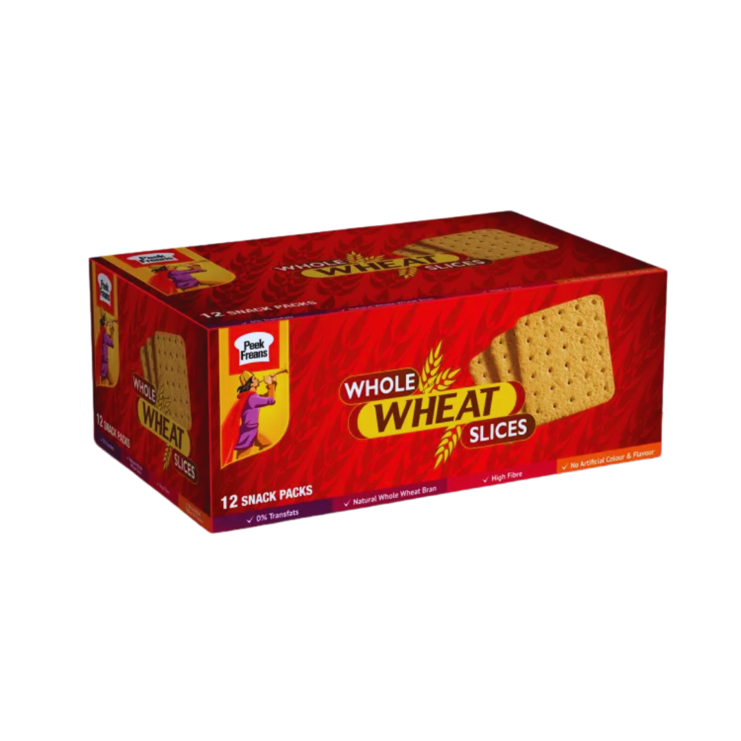 PEEK FREANS WHOLE WHEAT SLICES BISCUIT 31.4GM 12PCS BOX