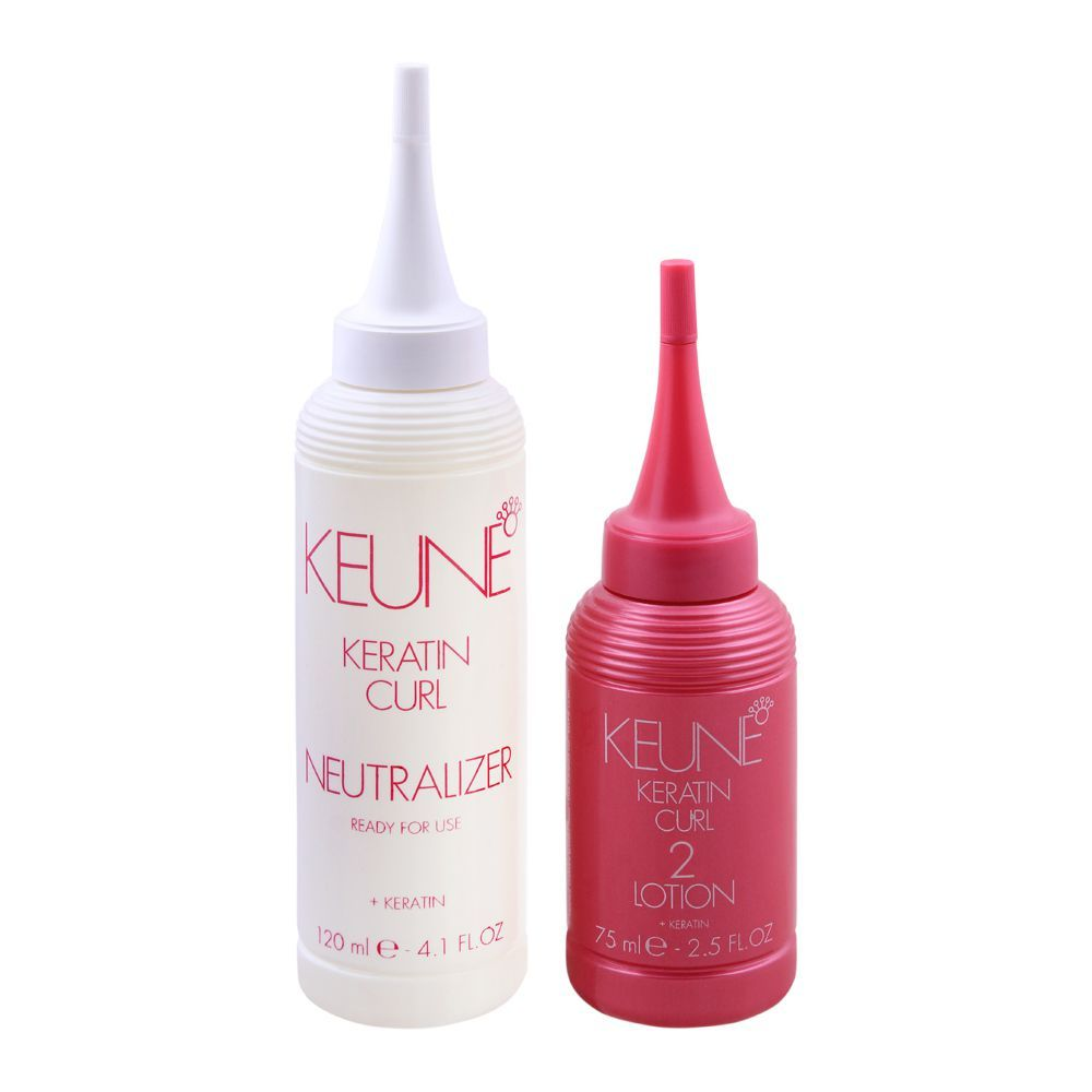 KEUNE KERATIN CURL LOTION + NEUTRALIZER PACK