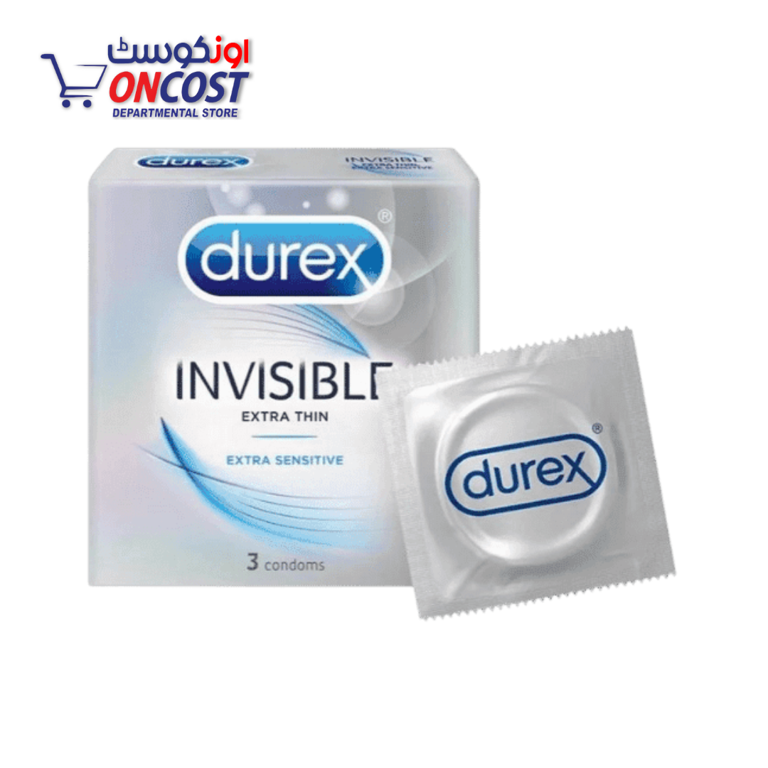 DUREX INVISIBLE EXTRA THIN CONDOM 3PCS