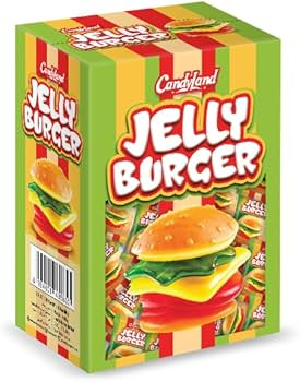 CANDYLAND JELLY BURGER 24PCS