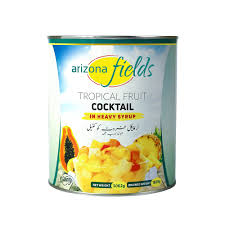 ARIZONA FIELDS TROPICAL FRUIT COCKTAIL IN HEAVY SYRUP 3050GM