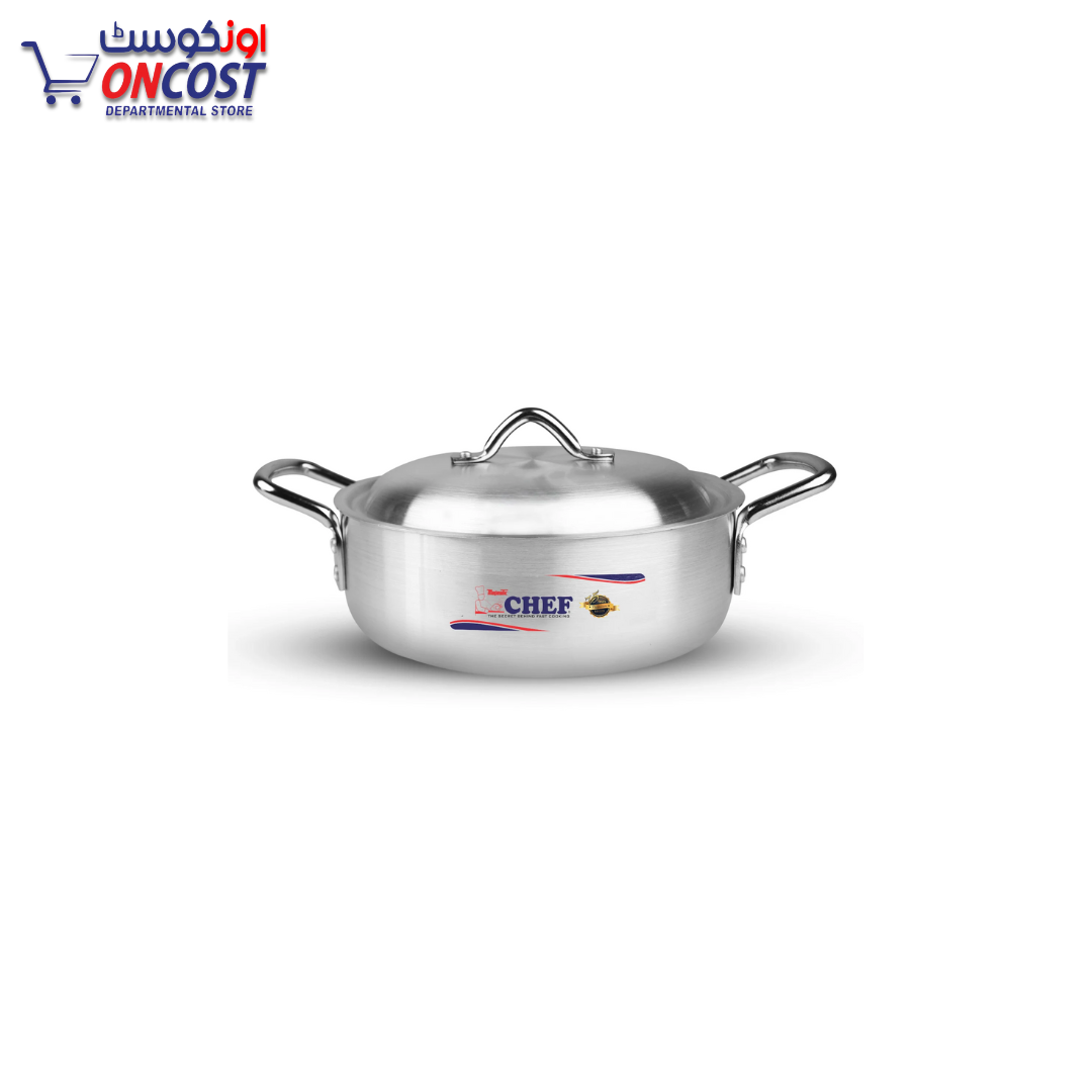 CHEF COOKING FISHI POT ALMUNIUM WITH LID 26X9CM