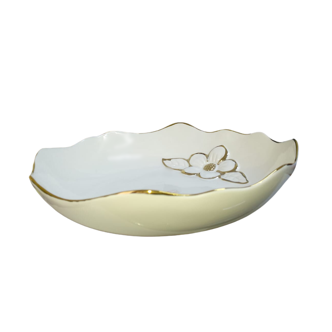 SUPER DINE CERAMIC FLOWER DISH MF22344-12