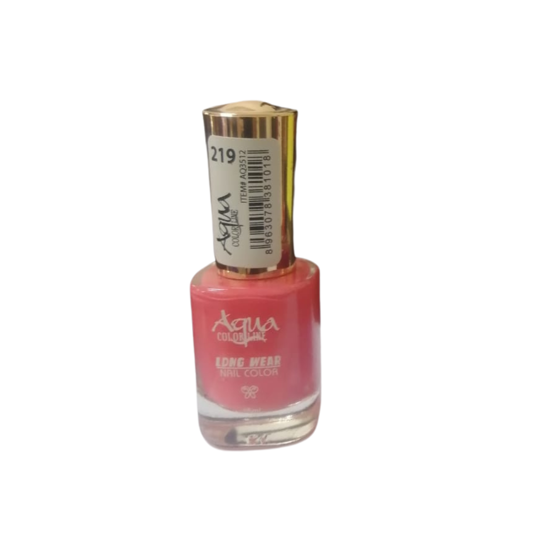 AQUA COLORLINE LONG WEAR NAIL POLLISH 15ML NO. 219