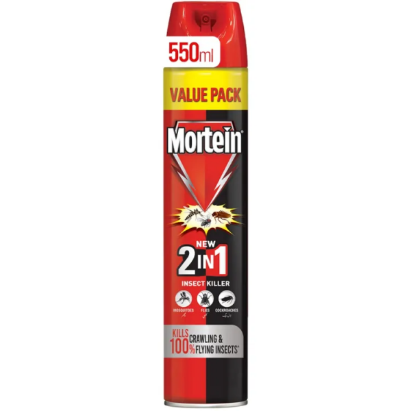 MORTEIN 2IN1 CRAWLING & FLYING INSECTS KILLER 500ML