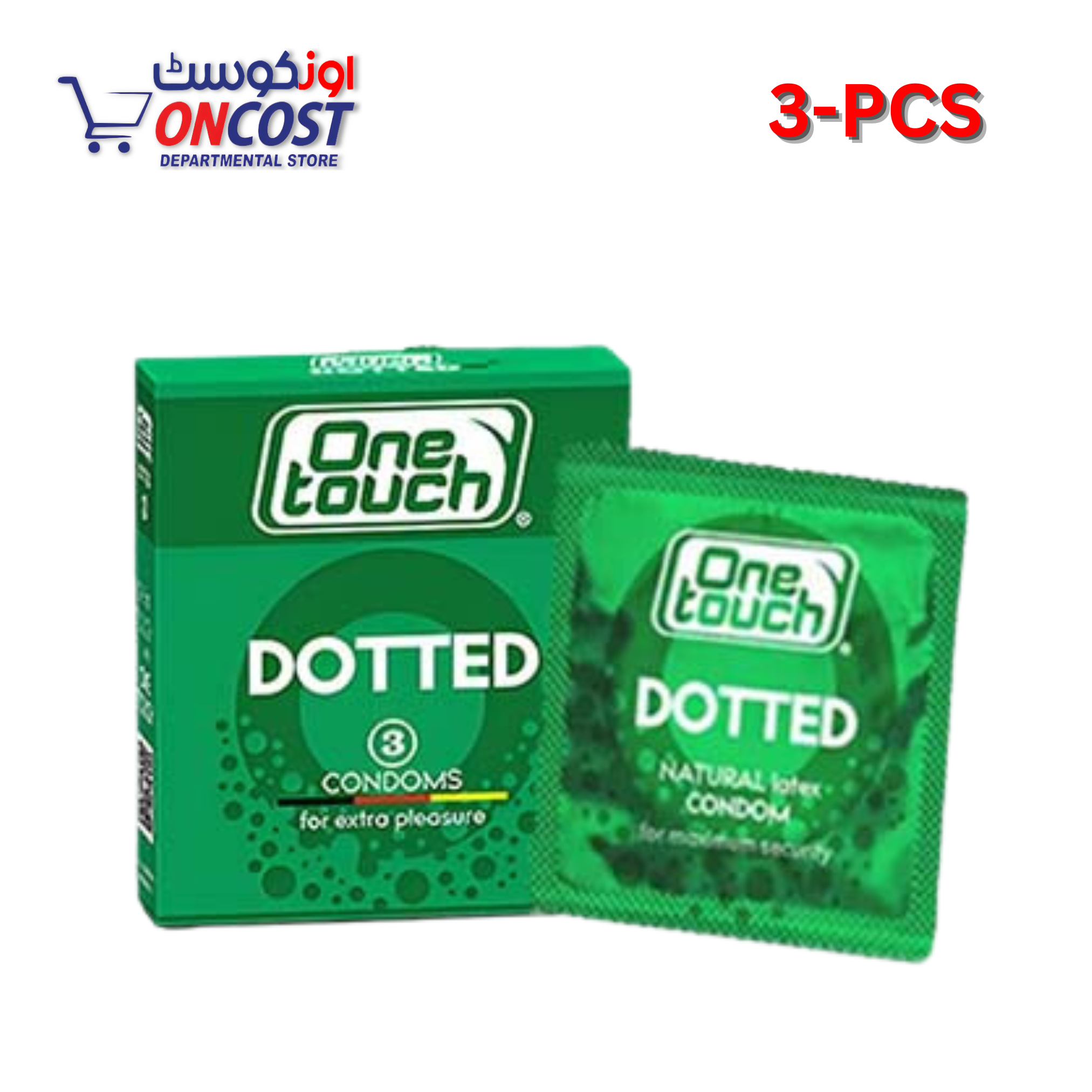 ONE TOUCH DOTTED CONDOM 3PCS