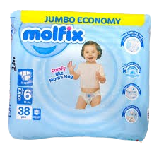 MOLFIX DIAPER EXTRA LARGE NO6 38PCS