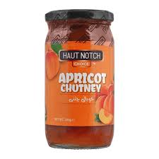 HAUT NOTCH APRICOT CHUTNEY GLASS JAR 400GM