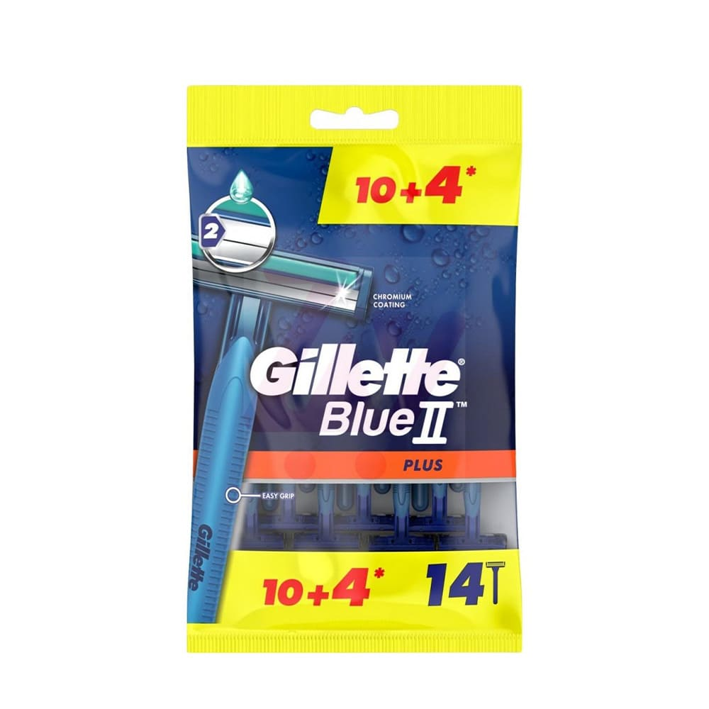 GILLETTE BLUE II PLUS RAZOR 14-PCS