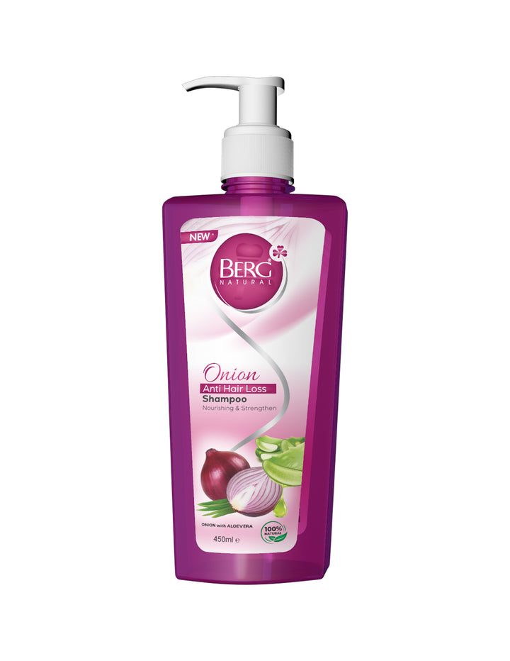 BERG ONION WITH ALOEVERA ANTI HAIR LOSS SHAMPOO 1000ML