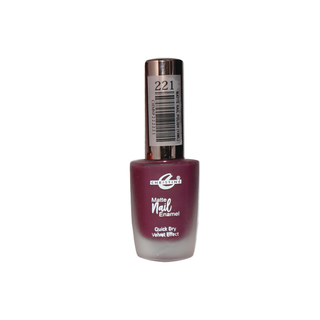 CHRISTINE MATTE NAIL PAINT 221 13ML