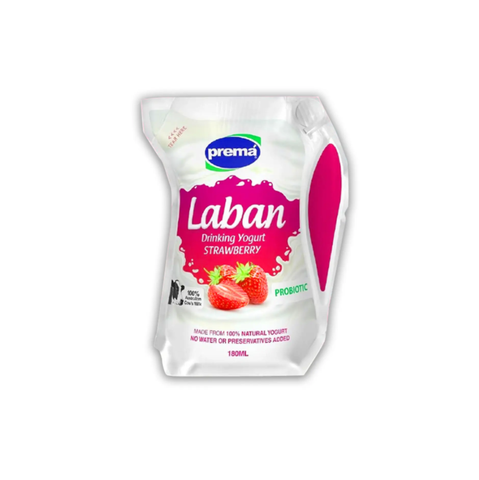 PREMA LABAN DRINKING YOGURT STRAWBERRY 180ML