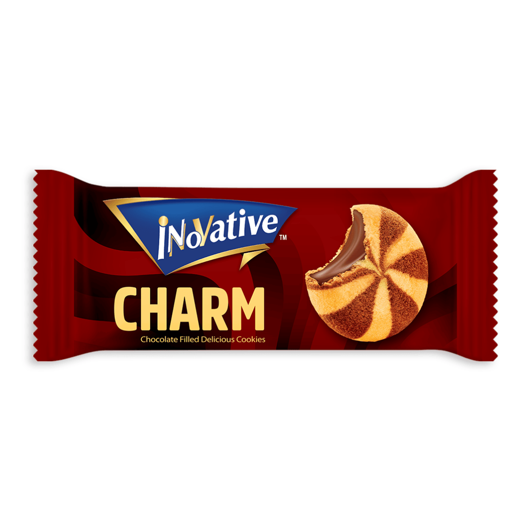 INNOVATIVE CHARM CHOCOLATE FILLED COOKIES 11.5GM