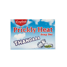 ENGLISH PRICKLY HEAT SOAP BAR 100GM